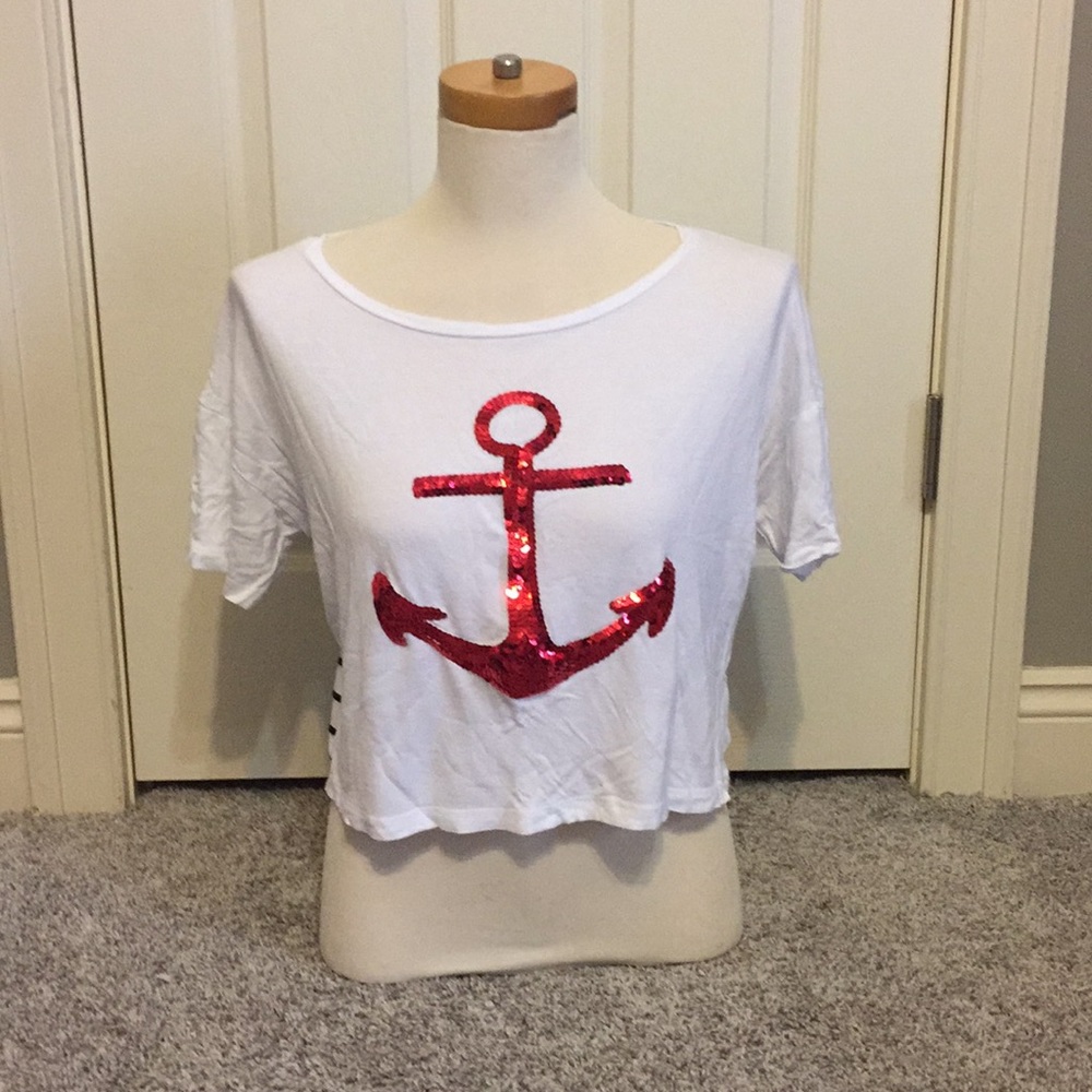 Red white and blue shirt